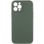 Чехол Silk Full Camera Protective (AA) NO LOGO для Apple iPhone 12 Pro Max (6.7") Зеленый / Cyprus Green