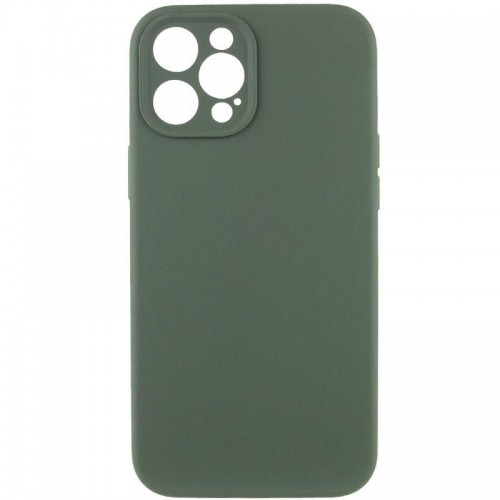 Чехол Silk Full Camera Protective (AA) NO LOGO для Apple iPhone 12 Pro Max (6.7") Зеленый / Cyprus Green