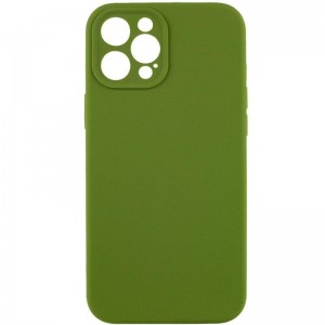 Чехол Silk Full Camera Protective (AA) NO LOGO для Apple iPhone 12 Pro Max (6.7") Зеленый / Dark Olive