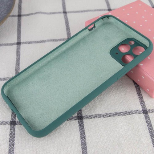 Чехол Silk Full Camera Protective (AA) NO LOGO для Apple iPhone 12 Pro Max (6.7") Зеленый / Pine green