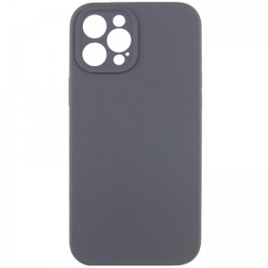 Чехол Silk Full Camera Protective (AA) NO LOGO для Apple iPhone 12 Pro Max (6.7") Серый / Dark Gray