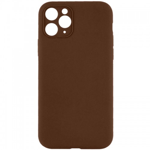Чехол Silk Full Camera Protective (AA) NO LOGO для Apple iPhone 12 Pro Max (6.7") Коричневый / Brown