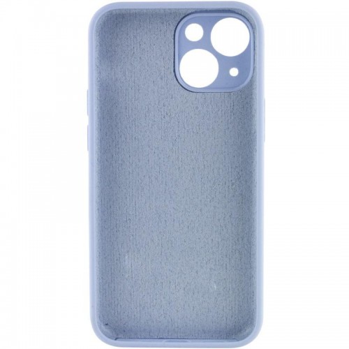 Чехол Silk Full Camera Protective (AA) NO LOGO для Apple iPhone 13 (6.1") Голубой / Lilac Blue