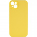 Чехол Silk Full Camera Protective (AA) NO LOGO для Apple iPhone 13 (6.1") Желтый / Yellow