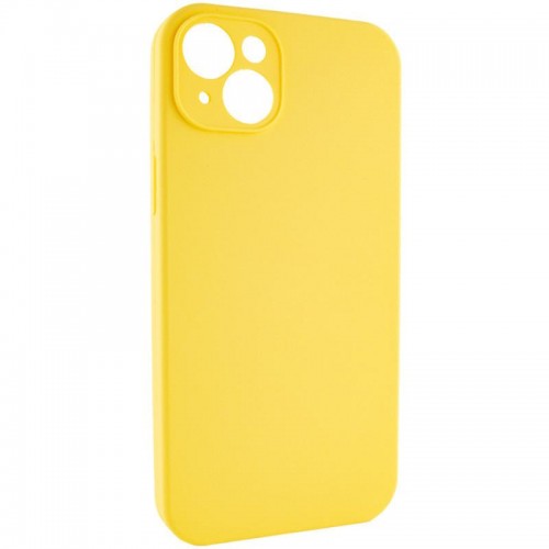 Чехол Silk Full Camera Protective (AA) NO LOGO для Apple iPhone 13 (6.1") Желтый / Yellow