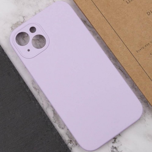 Чехол Silk Full Camera Protective (AA) NO LOGO для Apple iPhone 13 (6.1") Сиреневый / Lilac