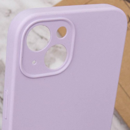 Чехол Silk Full Camera Protective (AA) NO LOGO для Apple iPhone 13 (6.1") Сиреневый / Lilac