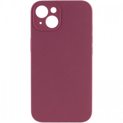 Чехол Silk Full Camera Protective (AA) NO LOGO для Apple iPhone 14 (6.1") Бордовый / Plum