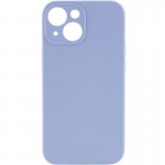 Чехол Silk Full Camera Protective (AA) NO LOGO для Apple iPhone 14 (6.1") Голубой / Lilac Blue
