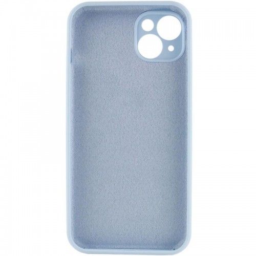 Чехол Silk Full Camera Protective (AA) NO LOGO для Apple iPhone 14 (6.1") Голубой / Sweet Blue