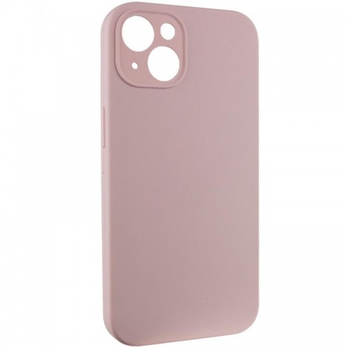 Чехол Silk Full Camera Protective (AA) БЕЗ ЛОГОТИПА для Apple iPhone 14 (6.1") Розовый / Chalk Pink