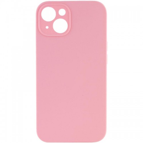 Чехол Silk Full Camera Protective (AA) NO LOGO для Apple iPhone 14 (6.1") Розовый / Light pink