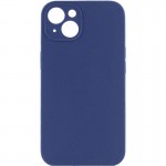 Чехол Silk Full Camera Protective (AA) NO LOGO для Apple iPhone 14 (6.1") Синий / Deep navy