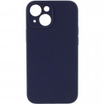Чехол Silk Full Camera Protective (AA) NO LOGO для Apple iPhone 14 (6.1") Темно-синий / Midnight blue