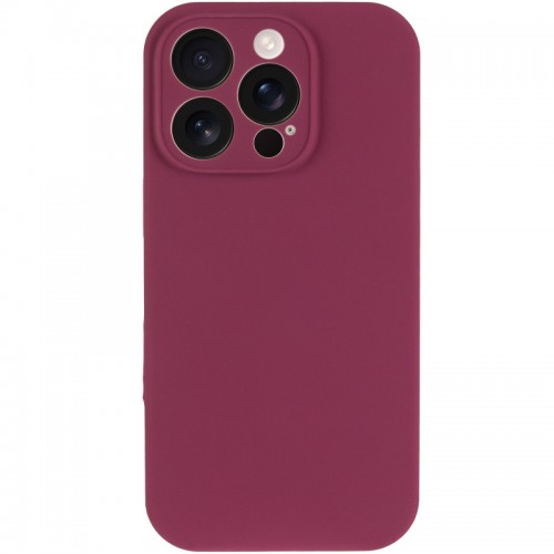 Чехол Silk Full Camera Protective (AA) NO LOGO для Apple iPhone 14 Pro (6.1") Бордовый / Plum