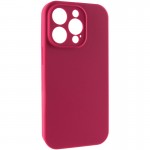 Чехол Silk Full Camera Protective (AA) NO LOGO для Apple iPhone 14 Pro (6.1") Красный / Розовый Red