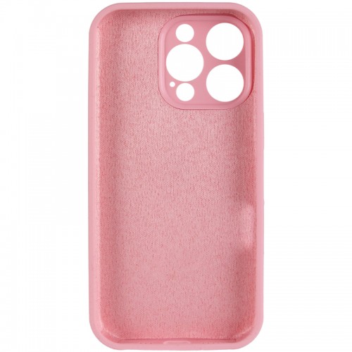 Чехол Silk Full Camera Protective (AA) NO LOGO для Apple iPhone 14 Pro (6.1") Розовый / Light pink