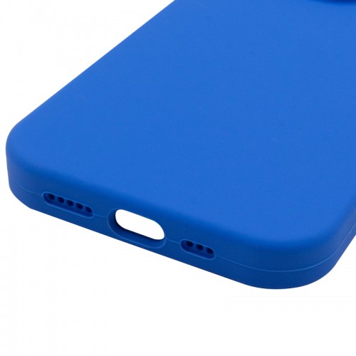Чехол Silk Full Camera Protective (AA) NO LOGO для Apple iPhone 14 Pro (6.1") Синий / Capri Blue