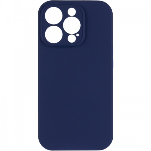 Чехол Silk Full Camera Protective (AA) NO LOGO для Apple iPhone 14 Pro (6.1") Синий / Deep navy