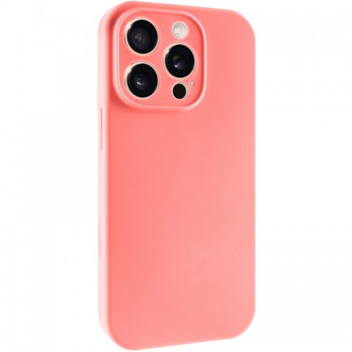 Чехол Silk Full Camera Protective (AA) NO LOGO для Apple iPhone 14 Pro (6.1") Коралловый / Pink Orange