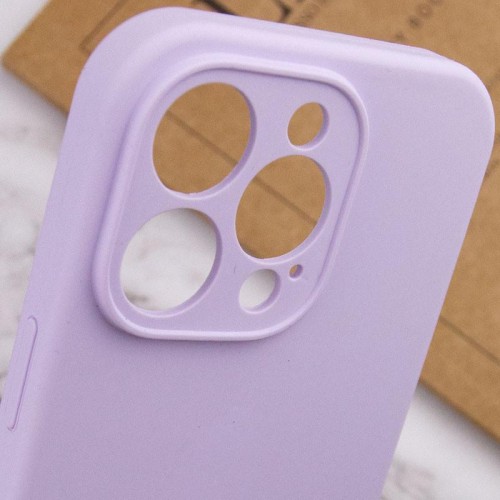 Чехол Silk Full Camera Protective (AA) NO LOGO для Apple iPhone 14 Pro Max (6.7") Сиреневый / Lilac