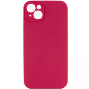 Чохол Silk Full Camera Protective (AA) NO LOGO для Apple iPhone 15 (6.1") Червоний / Rose Red
