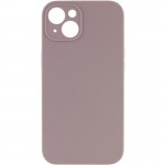 Чехол Silk Full Camera Protective (AA) NO LOGO для Apple iPhone 15 (6.1") Серый / Lavender