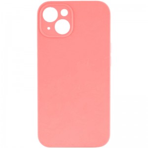 Чехол Silk Full Camera Protective (AA) NO LOGO для Apple iPhone 15 (6.1") Коралловый / Pink Orange