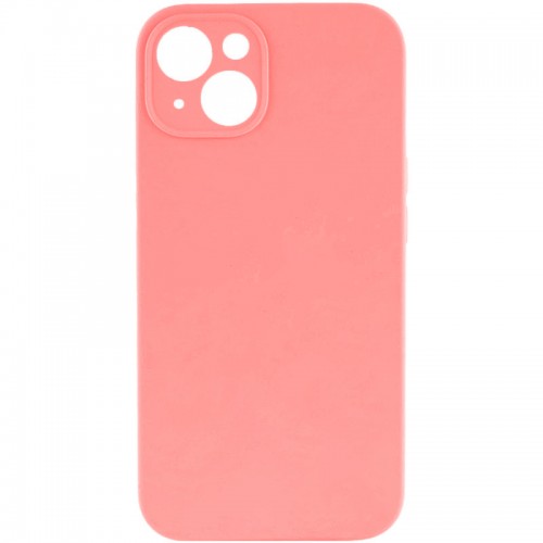 Чехол Silk Full Camera Protective (AA) NO LOGO для Apple iPhone 15 (6.1") Коралловый / Pink Orange