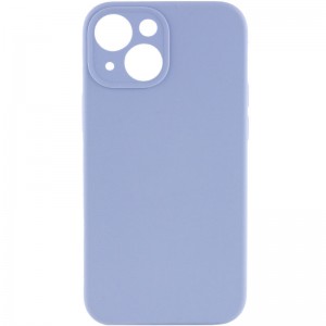 Чехол Silk Full Camera Protective (AA) NO LOGO для Apple iPhone 15 Plus (6.7") Голубой / Lilac Blue