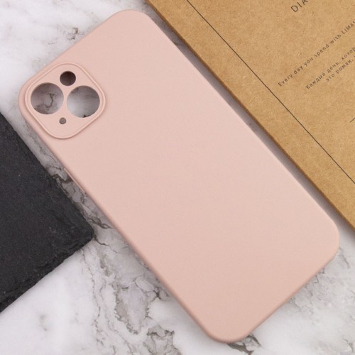 Silk Full Camera Protective (AA) NO LOGO Case для Apple iPhone 15 Plus (6.7") Рожевий / Pink Sand