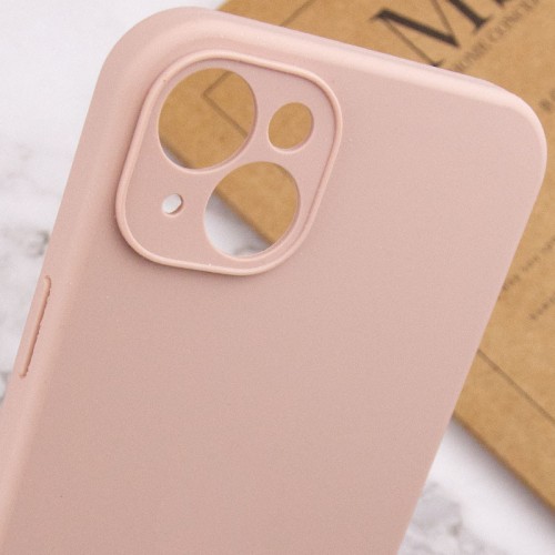 Silk Full Camera Protective (AA) NO LOGO Case для Apple iPhone 15 Plus (6.7") Рожевий / Pink Sand