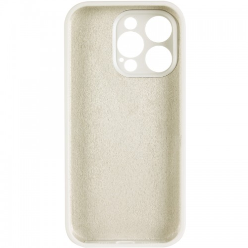 Чехол Silk Full Camera Protective (AA) NO LOGO для Apple iPhone 15 Pro (6.1") Бежевый / Antique White