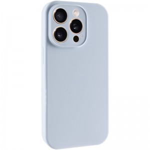 Чехол Silk Full Camera Protective (AA) NO LOGO для Apple iPhone 15 Pro (6.1") Голубой / Sweet Blue