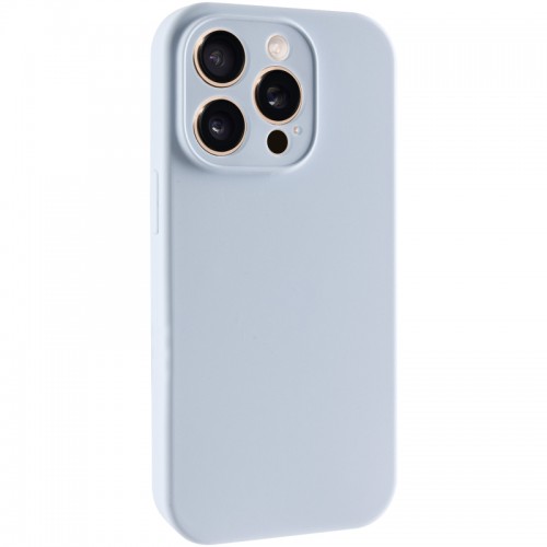 Чехол Silk Full Camera Protective (AA) NO LOGO для Apple iPhone 15 Pro (6.1") Голубой / Sweet Blue
