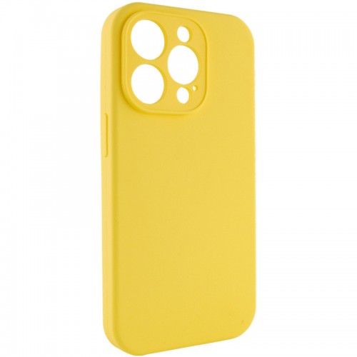 Чехол Silk Full Camera Protective (AA) NO LOGO для Apple iPhone 15 Pro (6.1") Желтый / Yellow