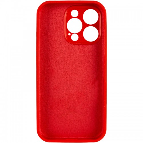 Чехол Silk Full Camera Protective (AA) NO LOGO для Apple iPhone 15 Pro (6.1") Красный / Red