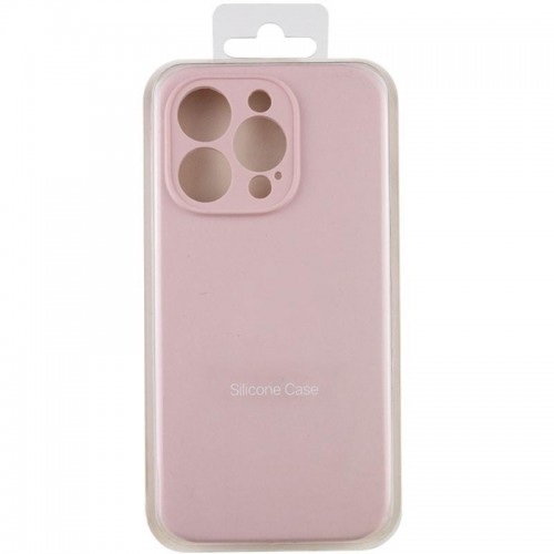 Чехол Silk Full Camera Protective (AA) NO LOGO для Apple iPhone 15 Pro (6.1") Розовый / Chalk Pink