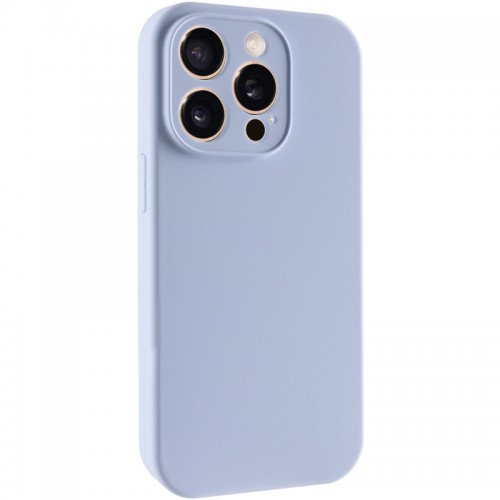 Чехол Silk Full Camera Protective (AA) NO LOGO для Apple iPhone 15 Pro Max (6.7") Голубой / Lilac Blue