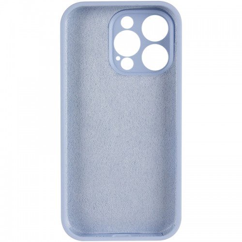 Чехол Silk Full Camera Protective (AA) NO LOGO для Apple iPhone 15 Pro Max (6.7") Голубой / Lilac Blue