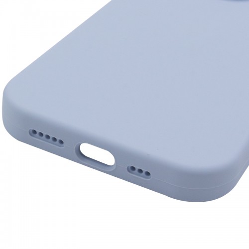 Чехол Silk Full Camera Protective (AA) NO LOGO для Apple iPhone 15 Pro Max (6.7") Голубой / Lilac Blue