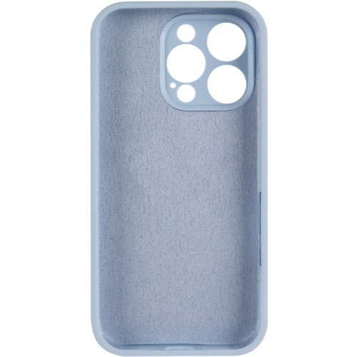 Чехол Silk Full Camera Protective (AA) NO LOGO для Apple iPhone 15 Pro Max (6.7") Голубой / Sweet Blue