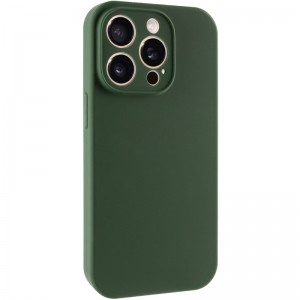 Чохол Silk Full Camera Protective (AA) NO LOGO для Apple iPhone 15 Pro Max (6.7") Зелений / Cyprus Green