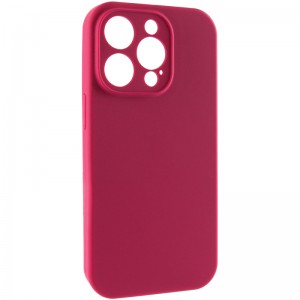 Чохол Silk Full Camera Protective (AA) NO LOGO для Apple iPhone 15 Pro Max (6.7") Червоний / Rose Red