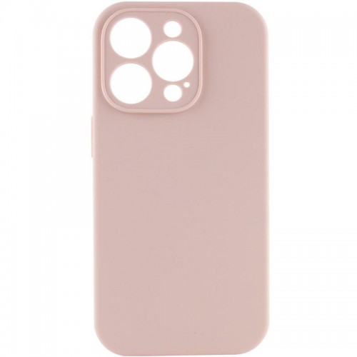 Чехол Silk Full Camera Protective (AA) NO LOGO для Apple iPhone 15 Pro Max (6.7") Розовый / Pink Sand