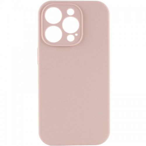 Чехол Silk Full Camera Protective (AA) NO LOGO для Apple iPhone 15 Pro Max (6.7") Розовый / Pink Sand