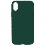 Чехол Silk Full Protective (AA) NO LOGO для Apple iPhone X / XS (5.8") Зеленый / Forest green