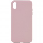 Чехол Silk Full Protective (AA) NO LOGO для Apple iPhone X / XS (5.8") Розовый / Pink Sand