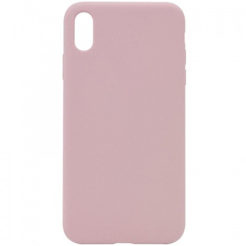Чехол Silk Full Protective (AA) NO LOGO для Apple iPhone X / XS (5.8") Розовый / Pink Sand
