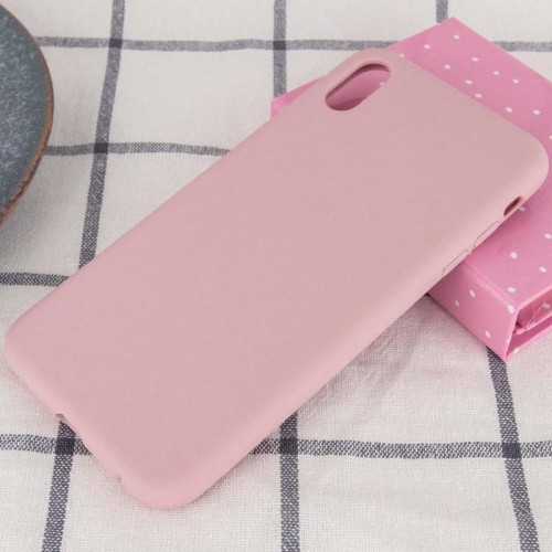 Чехол Silk Full Protective (AA) NO LOGO для Apple iPhone X / XS (5.8") Розовый / Pink Sand